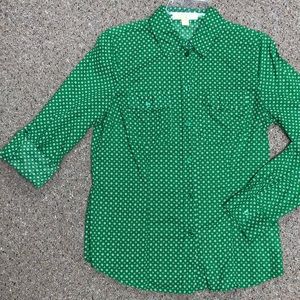 Michael Kors roll tab button up shirt